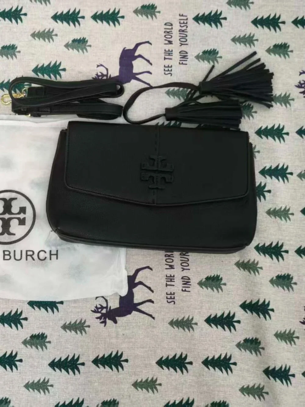 Tory Burch McGraw Crossbody Bag, Black